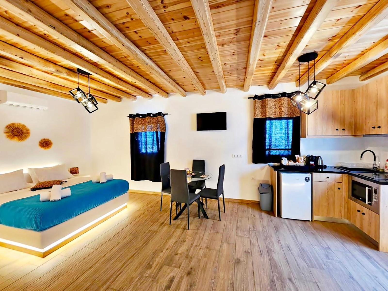 Апартаменты Mykonian Breeze Ано Мера Экстерьер фото