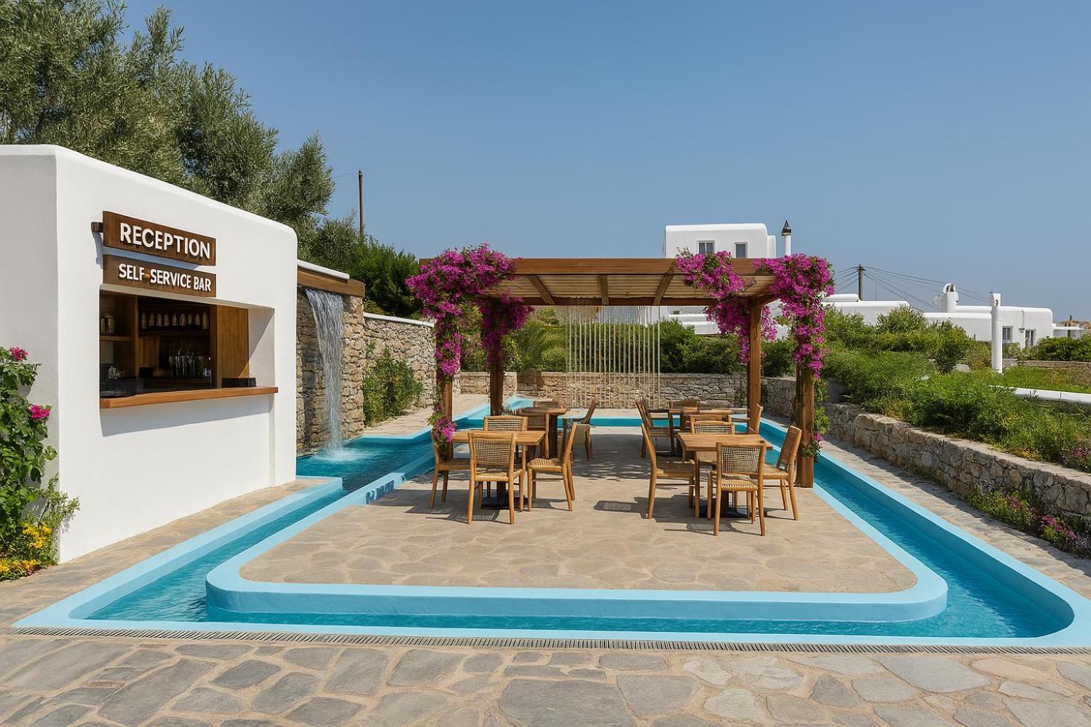 Апартаменты Mykonian Breeze Ано Мера Экстерьер фото
